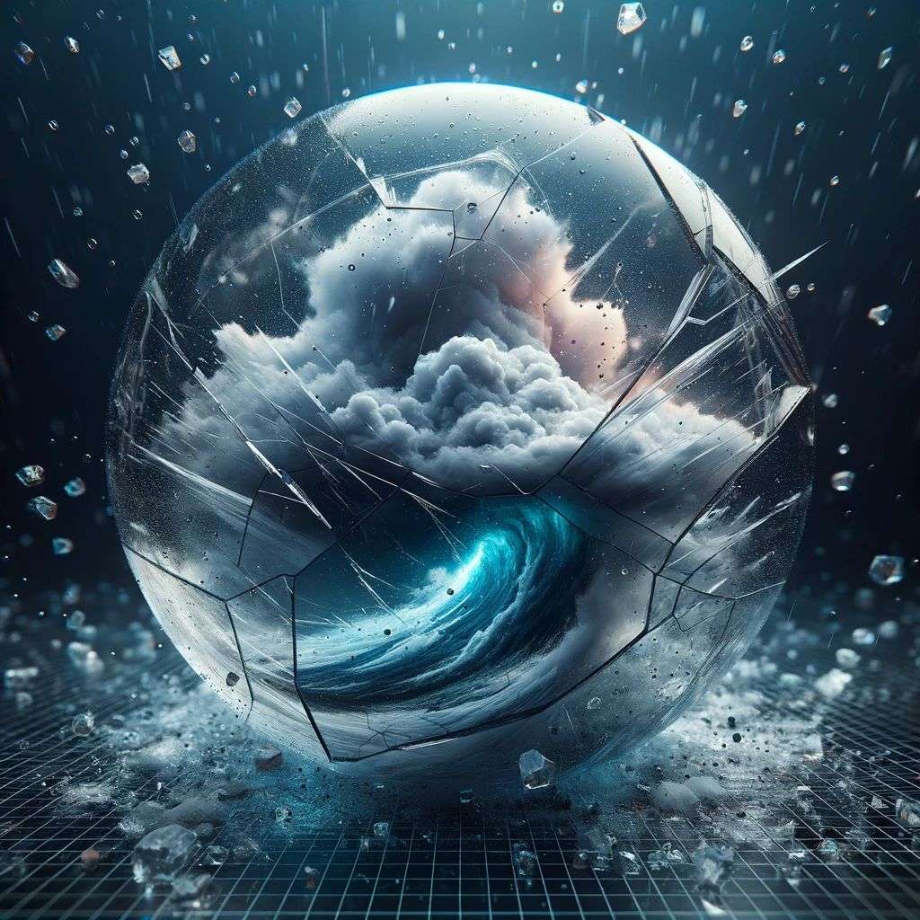 a representation of anxiety, digital art, 3D style